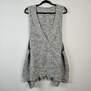 Habitat Sleeveless Pullover Vest Sweater Size Small Lagenlook Minimalist